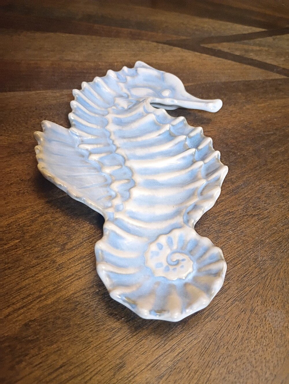 Cracker Barrel Susan Winget Stoneware Seahorse Trinket Dish Coastal Beach Decor - Picture 4 of 9